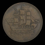 Canada, inconnu, 1/2 penny <br /> 1835