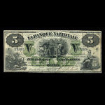 Canada, La Banque Nationale, 5 dollars <br /> 2 janvier 1873
