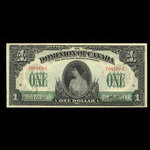 Canada, Dominion du Canada, 1 dollar <br /> 17 mars 1917