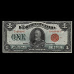 Canada, Dominion du Canada, 1 dollar <br /> 2 juillet 1923