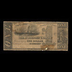 Canada, St. Stephen's Bank, 1 dollar <br /> 1 septembre 1853