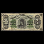 Canada, Dominion du Canada, 1 dollar <br /> 1 juin 1878