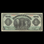 Canada, Dominion du Canada, 1 dollar <br /> 3 janvier 1911