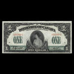 Canada, Dominion du Canada, 1 dollar <br /> 17 mars 1917