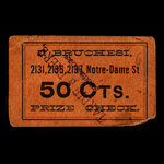 Canada, J. Bruchesi, 50 cents <br /> 1915