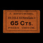 Canada, J. Bruchesi, 65 cents <br /> 1915
