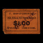 Canada, J. Bruchesi, 1 dollar <br /> 1915