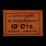 Canada, J. Bruchesi, 10 cents <br /> 1915
