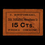 Canada, J. Bruchesi, 15 cents <br /> 1915