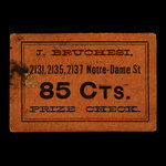 Canada, J. Bruchesi, 85 cents <br /> 1898