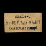 Canada, Chamberland & Pauze, 1 voyage, sable <br /> 1925