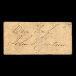 Canada, John Hantson, 1 pain <br /> 1838