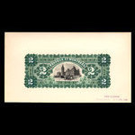 Canada, Dominion du Canada, 2 dollars <br /> 1 juin 1886