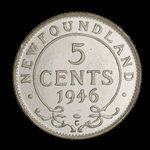 Canada, Georges VI, 5 cents <br /> 1946