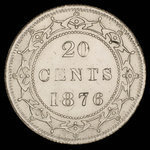Canada, Victoria, 20 cents : 1876