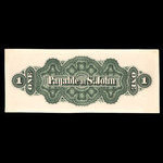 Canada, Dominion du Canada, 1 dollar <br /> 1 juillet 1870