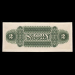 Canada, Dominion du Canada, 2 dollars <br /> 1870