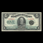 Canada, Dominion du Canada, 1 dollar <br /> 2 juillet 1923