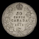 Canada, Georges V, 50 cents <br /> 1911
