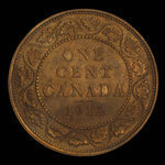 Canada, Georges V, 1 cent <br /> 1912