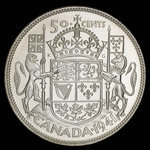 Canada, Georges VI, 50 cents <br /> 1941