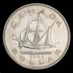 Canada, Georges VI, 1 dollar <br /> 1949