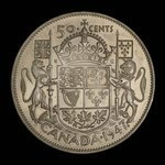 Canada, Georges VI, 50 cents <br /> 1948