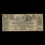 Canada, Bank of Charlottetown, 2 dollars <br /> 1 mai 1852
