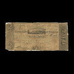 Canada, Commonalty of Kingston, 2 dollars <br /> 13 octobre 1842