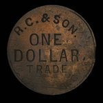 Canada, R.C. & Fils, 1 dollar <br /> 1914