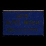 Canada, Al's Auto Wash, aucune dénomination <br /> 1977