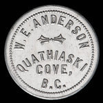 Canada, W.E. Anderson, 10 poissons <br /> 1939