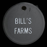 Canada, Bill's Farms, aucune dénomination <br /> 1967