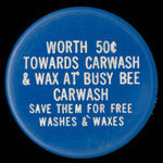 Canada, Busy Bee Car Wash, 50 cents <br /> 1975