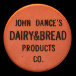 Canada, John Dance's Dairy & Bread Products Co., 25 cents <br /> 1962