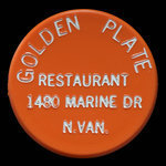 Canada, Golden Plate Restaurant, aucune dénomination <br />