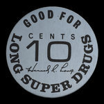 Canada, Long Super Drugs, 10 cents <br /> 1968