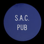 Canada, Student Activity Centre (S.A.C.) Pub, aucune dénomination <br /> 1972