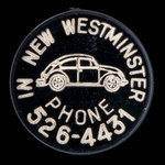 Canada, New Westminster Volkswagon Ltd., aucune dénomination <br /> 1972