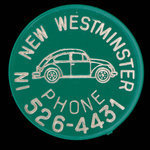 Canada, New Westminster Volkswagon Ltd., aucune dénomination <br /> 1972