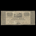 Canada, City Bank (Saint John), 2 shillings, 6 pence <br /> 1 janvier 1838