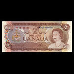 Canada, Banque du Canada, 2 dollars <br /> 1974