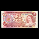 Canada, Banque du Canada, 2 dollars <br /> 1974