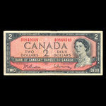 Canada, Banque du Canada, 2 dollars <br /> 1954