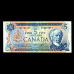 Canada, Banque du Canada, 5 dollars <br /> 1972