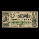 Canada, Banque du Peuple (People's Bank), 4 dollars <br /> 2 mai 1870