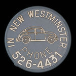 Canada, New Westminster Volkswagon Ltd., aucune dénomination <br /> 1972