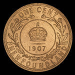 Canada, Édouard VII, 1 cent <br /> 1907