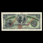 Canada, Imperial Bank of Canada, 5 dollars <br /> 1 octobre 1902