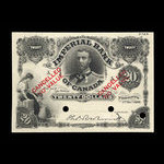 Canada, Imperial Bank of Canada, 20 dollars <br /> 1 octobre 1902